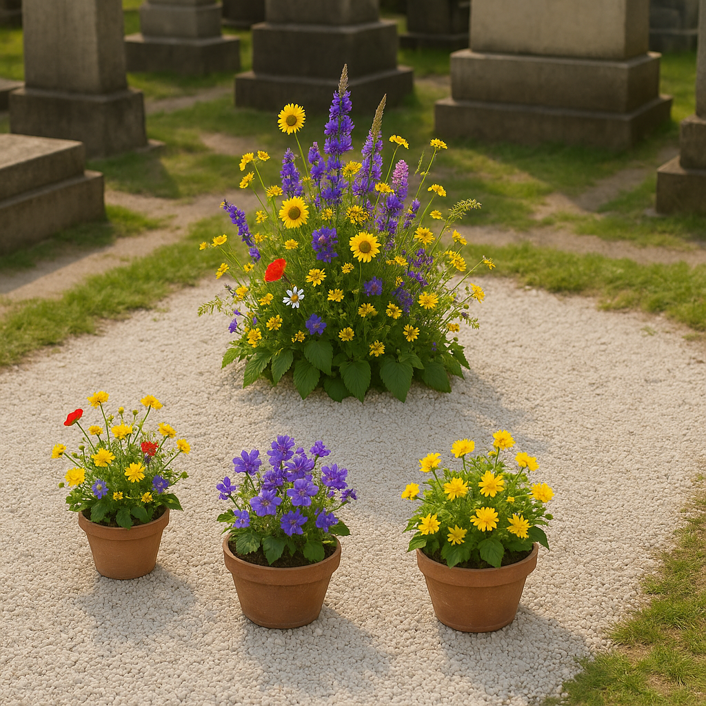 Tombe pleine terre